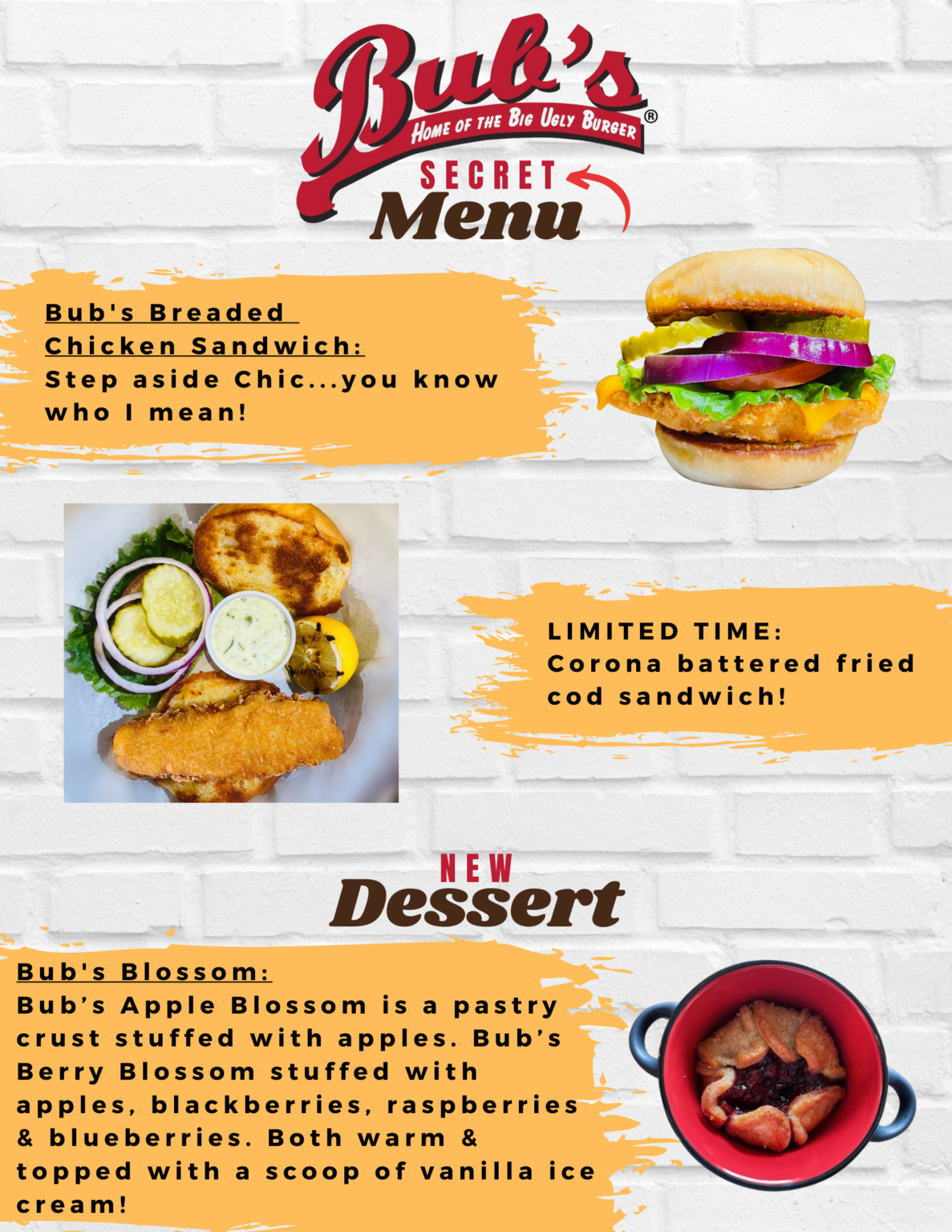 Check Out Bub's New Menu Items! - Bub's Burgers & Ice Cream® | Gourmet ...